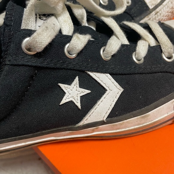 Black Converse Low Tops with Star Logo - Picture 4 of 4